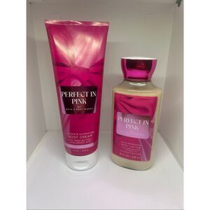 Bath & Body Works Perfect In Pink Bundle Body Cream Lotion Set